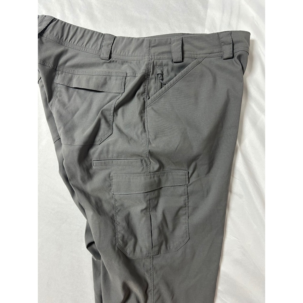 Duluth Trading Co Womens 16 Gray Dry on the Fly Cargo Crop Pants Hiking Outdoor - Picture 9 of 16